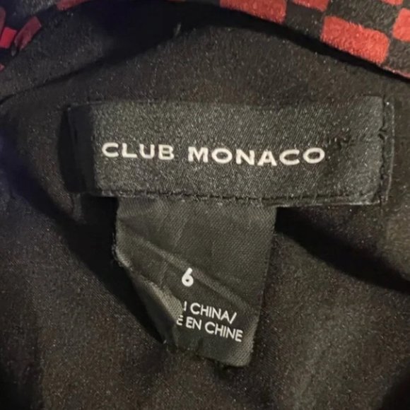 Club Monaco silk wrap midi dress - Picture 10 of 11